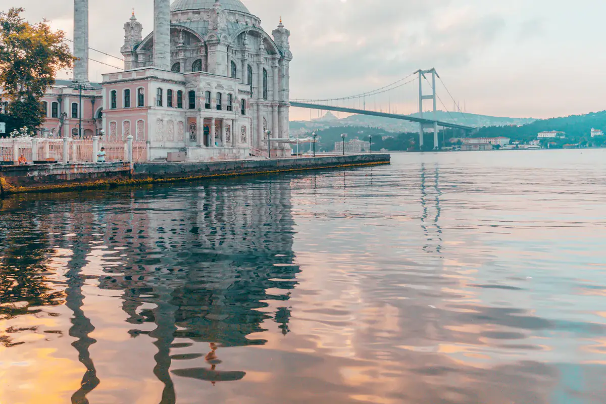 Masjid Ortaköy dan Jembatan Bosphorus, Istanbul